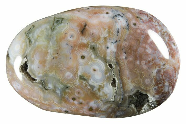 Polished Ocean Jasper Stone #239212